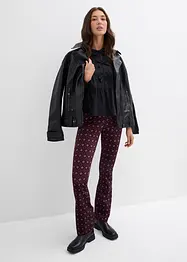 Blus med rosetter, bonprix