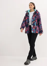 Vattentät 2-i-1-funktionsjacka med huva, bonprix