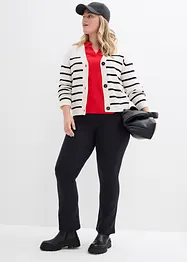 Utsvängda leggings i bomullsmix (2-pack), bonprix