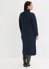 Ribbstickad klänning, bonprix