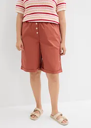 Papertouch-bermudas av bomull, bonprix