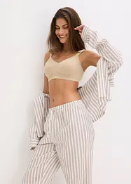 BH utan bygel med ekologisk bomull (2-pack), bonprix