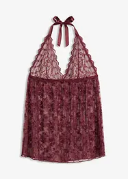 Halterneckklänning av spets, bonprix