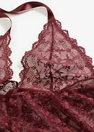 Halterneckklänning av spets, bonprix