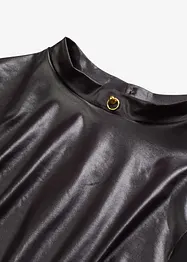 Stringbody ouvert med wetlook, bonprix