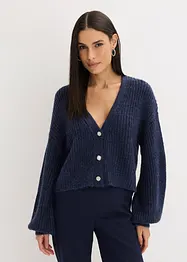 Cardigan med glittergarn i oversizemodell, bonprix