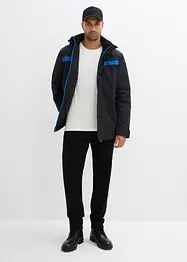 Vattentät funktionsjacka med avtagbar huva, bonprix