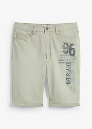 Stretchiga jeansbermudas, Regular Fit, bonprix