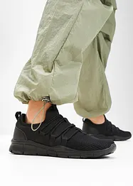 Sneakers i mjukt material, bonprix