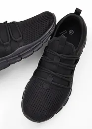 Sneakers i mjukt material, bonprix