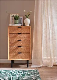 Gardin med linnelook (1-pack), bonprix