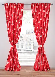 Gardinlängd med stjärnor inkl. omtag (1-pack), bonprix