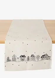 Vattenavvisande bordslöpare med husmotiv, bonprix