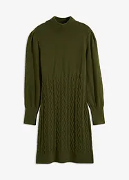 Stickad klänning, bonprix