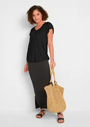 Topp av viskos, korta ärmar, bonprix