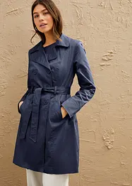 Trenchcoat av bomull, bonprix