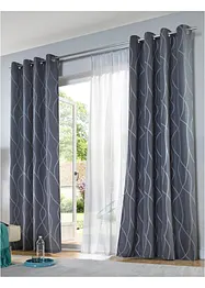 Gardinstore i sabléväv med återvunnen polyester, bonprix