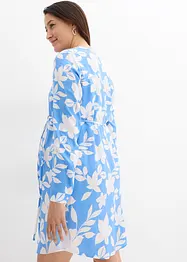 Mamma-/amningsblusklänning i böljande viskos, bonprix