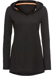 Longshirt med luva, bonprix
