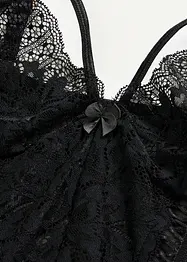 Korsett med strumpebandshållare och stringtrosa (2 delar), bonprix