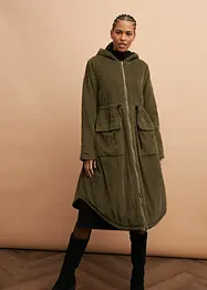 Manchesterkappa med teddyfleecehuva, bonprix