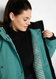 Vattentät funktionsjacka med huva, bonprix