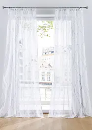 Gardin med vågmotiv (1-pack) i återvunnen polyester, bonprix