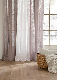 Gardin med struktur (2-pack), bonprix