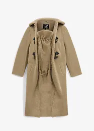 Mammakappa med babyficka i teddyfleece, bonprix