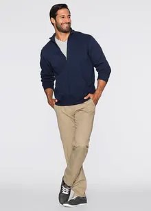 Sweatshirtjacka med ståkrage, bonprix