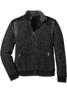 Cardigan med strukturerad stickning, bonprix