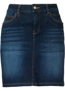 Stretchig jeanskjol, bonprix