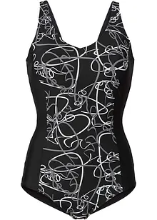 V-ringad baddräkt med lätt formande effekt, bonprix