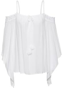 Originell cold shoulder blus med cape effekt och Topp med paljetter, bpc selection | Paljetter, Blombroderi