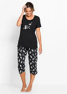 Kortärmad capripyjamas, bonprix