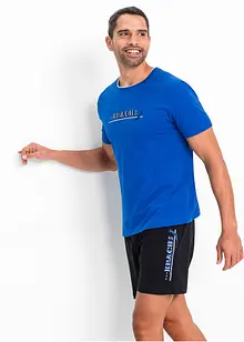 Pyjamas med shorts och mjuk bomull, bonprix