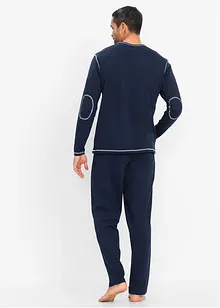 Långärmad pyjamas i ren ekologisk bomull, bonprix