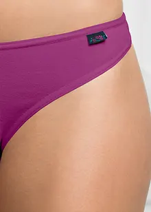 Stringtrosa i ekologisk bomull (6-pack), bonprix