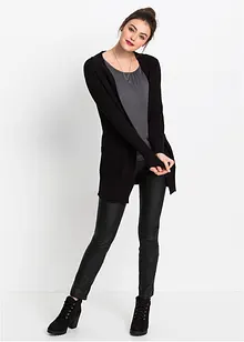 Oversizetopp i materialmix, bonprix