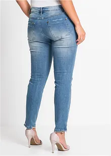 Stretchjeans med dragkedja, bonprix