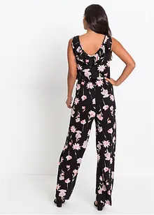 Blommig jerseyjumpsuit, bonprix