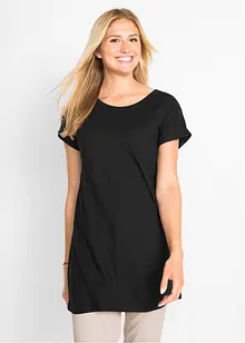 Boxy longshirt, kortärmad, bonprix