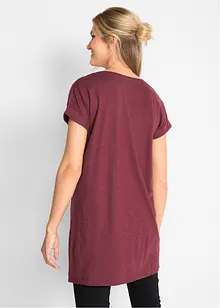 Boxy longshirt, kortärmad, bonprix