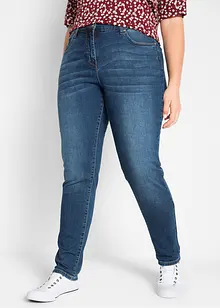 Stretchiga boyfriendjeans med medelhög midja, bonprix