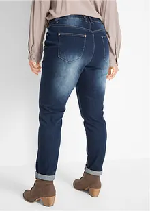 Stretchiga boyfriendjeans med medelhög midja, bonprix