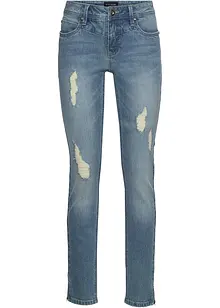 Stretchjeans med dragkedja, bonprix