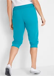 Bomullsjoggingbyxa i caprimodell (2-pack), bonprix