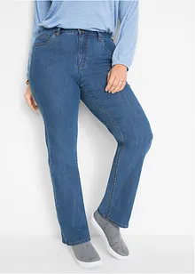 Stretchjeans med vida ben och hög midja, bonprix