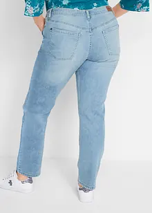 Stretchjeans med raka ben och medelhög midja, bonprix