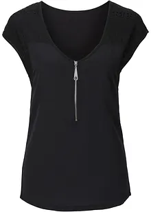 Topp med spetsinfällning, bonprix